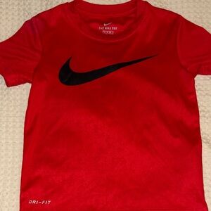 Nike Kids Red Short Sleeve Tee
